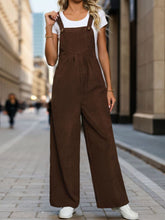Load image into Gallery viewer, Square Neck Wide Strap Overalls