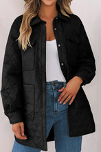 Load image into Gallery viewer, Snap Down Collared Winter Coat
