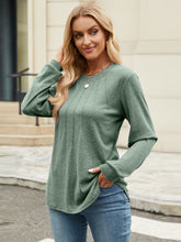 Load image into Gallery viewer, Round Neck Long Sleeve T-Shirt