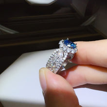 Load image into Gallery viewer, 1 Carat Moissanite Zircon 925 Sterling Silver Ring