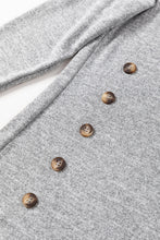 Load image into Gallery viewer, Decorative Button Round Neck Long Sleeve Top