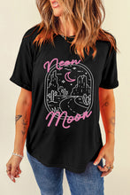 Load image into Gallery viewer, Graphic Round Neck Short Sleeve T-Shirt