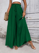Load image into Gallery viewer, Tied High Waist Wide Leg Pants