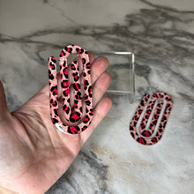 Load image into Gallery viewer, Jumbo Paperclip - Pink Animal Print