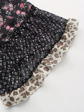 Load image into Gallery viewer, Full Size Frill Printed Round Neck Half Sleeve Blouse