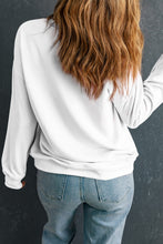 Load image into Gallery viewer, Round Neck Dropped Shoulder Sweatshirt