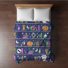 Load image into Gallery viewer, Blanket - Halloween - Bookshelf Book - PREORDER 7/29-8/1