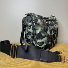 Load image into Gallery viewer, Roni - Nylon Crossbody - Green Camo