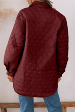 Load image into Gallery viewer, Snap Down Collared Winter Coat