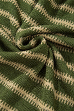 Load image into Gallery viewer, Striped Round Neck Dropped Shoulder Sweater