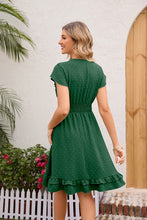 Load image into Gallery viewer, Swiss Dot Cap Sleeve Dress