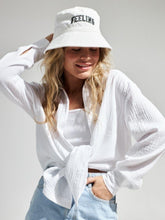 Load image into Gallery viewer, Textured Collared Neck Long Sleeve Shirt