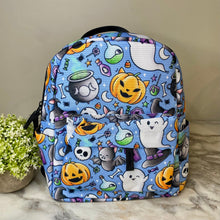 Load image into Gallery viewer, Mini Backpack - Halloween - Blue Friends