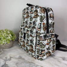 Load image into Gallery viewer, Mini Backpack - Halloween - Dino Trick or Treat - PREORDER