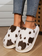 Load image into Gallery viewer, Animal Print Faux Fur Slippers
