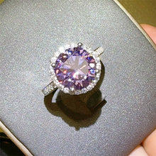 Load image into Gallery viewer, 3 Carat Moissanite Zircon 925 Sterling Silver Ring
