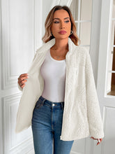 Load image into Gallery viewer, Ivy Lane Zip Up Long Sleeve Fuzzy Jacket