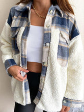 Load image into Gallery viewer, Fuzzy Button Up Long Sleeve Jacket