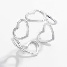 Load image into Gallery viewer, 925 Sterling Silver Heart Ring