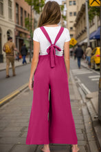 Load image into Gallery viewer, Double Take Full Size Wide Leg Overalls with Pockets