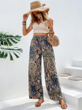 Load image into Gallery viewer, Printed Wide Leg Pants