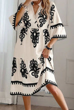 Load image into Gallery viewer, Printed Half Sleeve Knee Length Dress