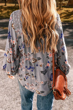 Load image into Gallery viewer, Lace Detail V-Neck Balloon Sleeve Blouse