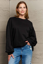 Load image into Gallery viewer, Full Size Round Neck Long Sleeve Sweatshirt