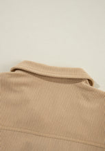 Load image into Gallery viewer, Frill Button Up Long Sleeve Shacket