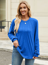Load image into Gallery viewer, Round Neck Long Sleeve T-Shirt