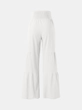Load image into Gallery viewer, Tied Ruched Wide Leg Pants