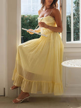 Load image into Gallery viewer, Devine Frill Ruffled Hem Midi Cami Dress