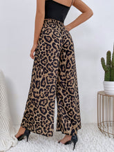 Load image into Gallery viewer, Printed Elastic Waist Wide Leg Pants