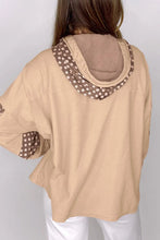 Load image into Gallery viewer, Drawstring Star Long Sleeve Hoodie