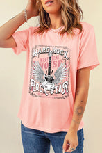 Load image into Gallery viewer, Graphic Round Neck Short Sleeve T-Shirt