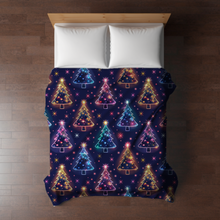 Load image into Gallery viewer, Blanket - Christmas - Neon Trees - PREORDER ENDS 10/10
