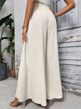 Load image into Gallery viewer, Tied High Waist Wide Leg Pants