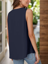 Load image into Gallery viewer, Full Size Ruched V-Neck Tank