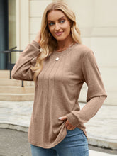 Load image into Gallery viewer, Round Neck Long Sleeve T-Shirt