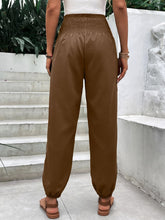 Load image into Gallery viewer, Smocked High Rise Joggers with Pockets