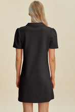 Load image into Gallery viewer, Double Take Full Size Texture Short Sleeve Dress