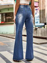 Load image into Gallery viewer, High Rise Bootcut Jeans with Pockets