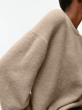 Load image into Gallery viewer, Round Neck Drop Shoulder Sweater