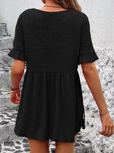 Load image into Gallery viewer, Round Neck Short Sleeve Blouse