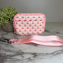 Load image into Gallery viewer, Rue - Nylon Wristlet Wallet - Pink Cherry