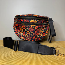 Load image into Gallery viewer, Roni - Nylon Crossbody - Moody Crimson Floral
