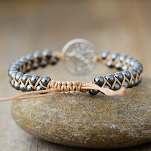 Load image into Gallery viewer, Alloy Natural Stone Braided Bracelet