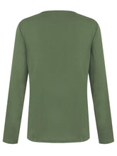 Load image into Gallery viewer, Half Button Long Sleeve T-Shirt