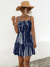 Load image into Gallery viewer, Ruffle Hem Printed Mini Cami Dress