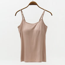 Load image into Gallery viewer, Full Size Adjustable Strap Modal Cami with Bra
